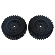 40Pcs Rubber Wheel Tire Tyre Set for MN86 1/12 RC Car DIY Upgrade Spare Parts Accessories