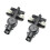 2X Headlight Water Spray Nozzle Washer Jet Connector Adapter Holder for 1