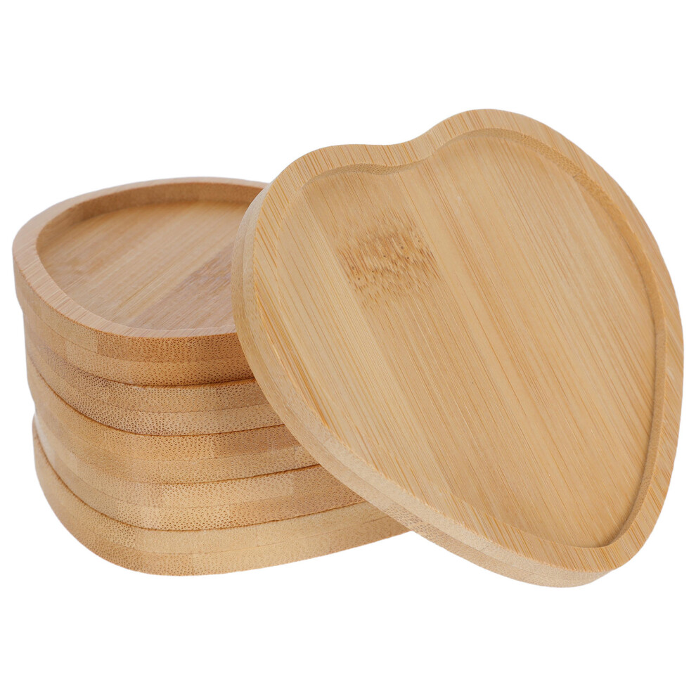 6Szt PodkłAdki Bambusowe Do Kawy, BeżOwe, Do , RęKodziełO-image