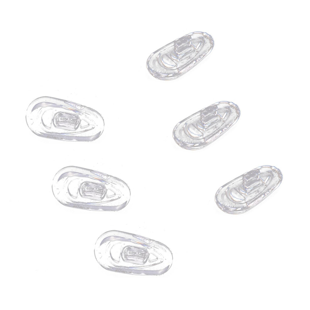 Typecat 75 Pairs Silicone Eyeglass Nose Pads Oval Push