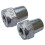 2 Pair 3/8Inch Female Thread Positive Negative Battery Post Terminal Adapters Battery Cable Terminals 4