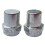 2 Pair 3/8Inch Female Thread Positive Negative Battery Post Terminal Adapters Battery Cable Terminals 2