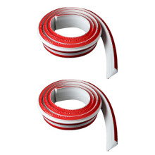 2X Water Retaining Strip Silicone Water Barrier for Sink Water Barrier for Bathroom for Kitchen Countertop White 1M Long