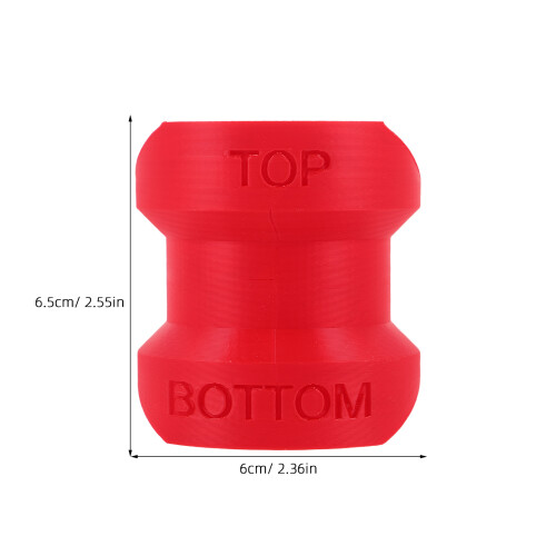 Liquid Transfer Connector: Adapter Do Butelki 4 Cm Z Lejkiem, Czerwony 2