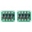 2X 817 Optocoupler 4 Channel Voltage Isolation Board Voltage Control Switching Driver Module Optical Isolation Module 1