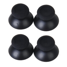 2 Pair Of Thumbstick Joystick Replacement for One Controller Black