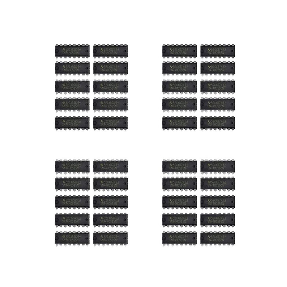 40Pcs Ic 74Hc595 74Hc595n Sn74hc595n Dip-16 Logic-Shift Register 6032906968324