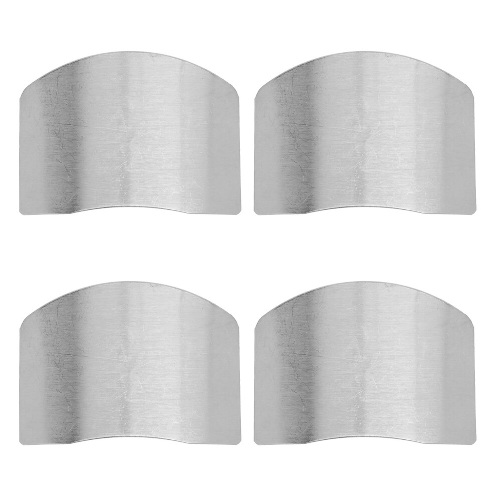 Solustre Silver 4Pcs Stainless Steel For Food Prep Hand Safety