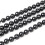 2X Collar Cadena del Sueter Larga de Perla Falsa de Moda - Negro 4