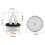 600Pcs 51418224768 Plastic Rivets Clip for  E46 E53 E90 E91 E70 Door Panel Auto Fasteners Trim Panel Push Retainer 6