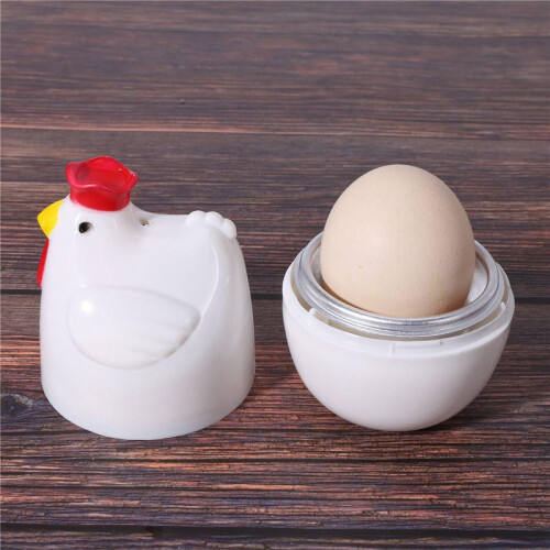 6X Chick-Shaped 1 Boiled Egg Steamer Steamer Pestle Microwave Egg Cooker Cooking Tools Kitchen Gadgets Accessories Tools 1