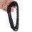 2X Collar Cadena del Sueter Larga de Perla Falsa de Moda - Negro 2