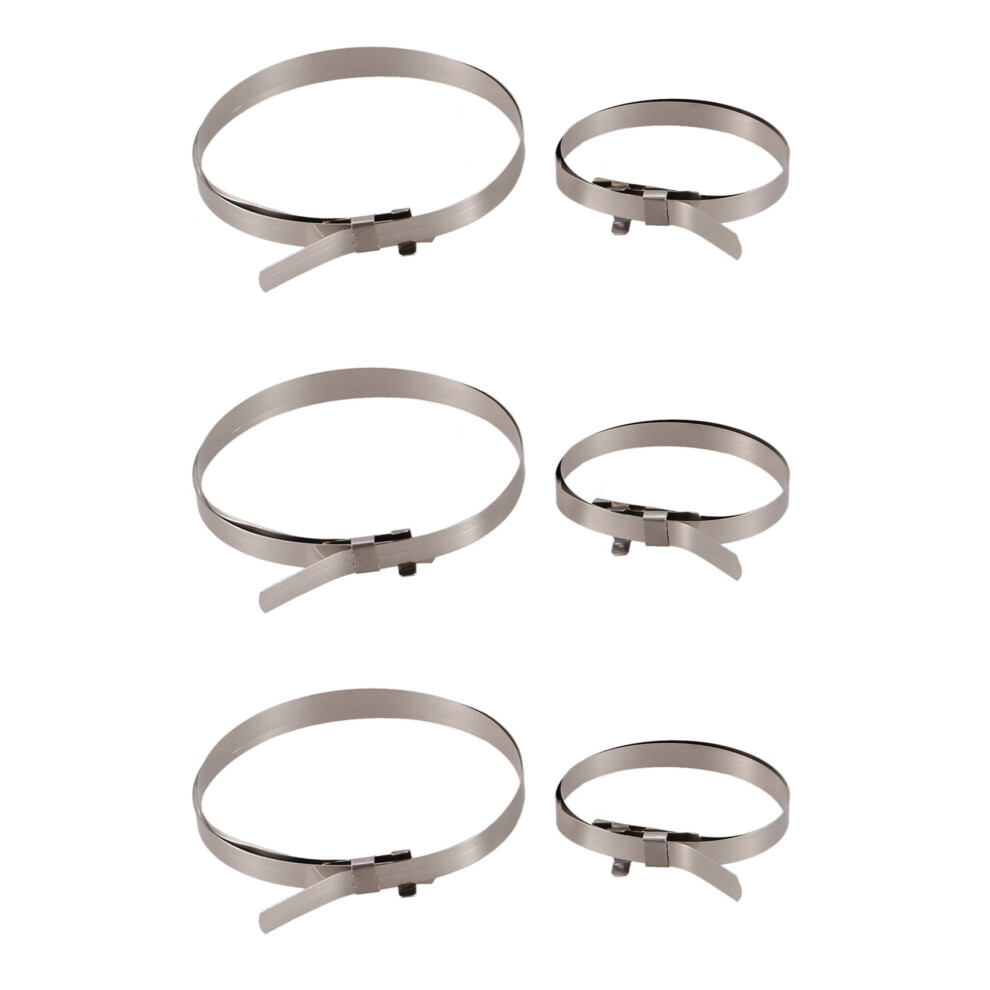 Vehicle Car Constant Velocity Cv Joint Boot Clamp Clip Fastener 6 Pcs 6031272552304