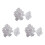 90Pcs Shelf Cabinet 90 Degree Plastic Corner Braces Angle Brackets White 1
