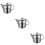 3Pcs Multi-Use Stainless Steel Tea Kettle with Strainer Kitchen Supply 9