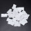 90Pcs Shelf Cabinet 90 Degree Plastic Corner Braces Angle Brackets White 5