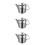 3Pcs Multi-Use Stainless Steel Tea Kettle with Strainer Kitchen Supply 8