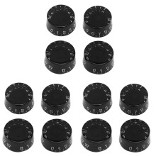 12Pcs Electric Guitar Top Hat Knobs Speed Volume Tone Control Knobs Compatible for LP Style Guitar