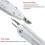 6x Punch Down Tool IDC RJ45 RJ11 Cat5E Cat6 Network Telecom Phone Cable Socket Impact Terminal Insertion Tools 2