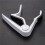 2X White-Handed Guitar Capo Clip Trigger with Quick Change 6