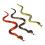 Plastic Reptile Animal Snake Model Toy 24Pcs Multicolour 7