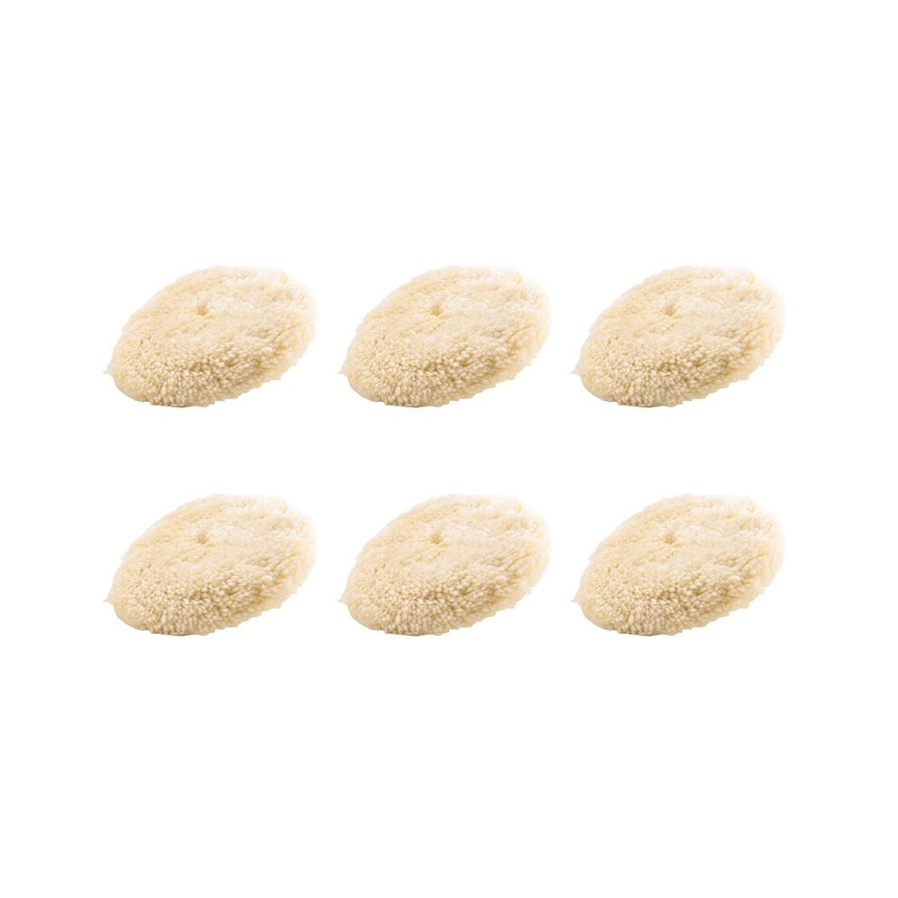 6Pcs 7 Inch Inch 180Mm Soft Wool Clean Polishing Buffing Bonnet Pad For Car Auto Polisher 4713951995689