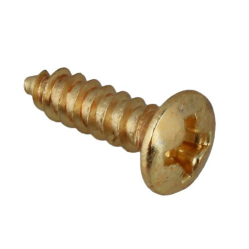 200X Pièces de Vis de Basse de Guitare pour Pickguards Scratchplates, Or 1