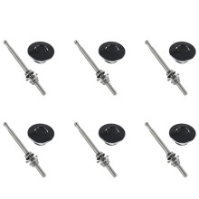 6X Schnell Verschluss  Nummern Schild Verschluss 1,25 Zoll Legierung Motor Haube Stifte Verschluss Clip Kit für Stoßfänger Motor Haube Nummern