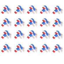 1000Pzs  Palillo de Dientes de Madera con Bandera para Decorar Pasteles de Frutas de Fiesta - Francia (Azul, , Rojo)