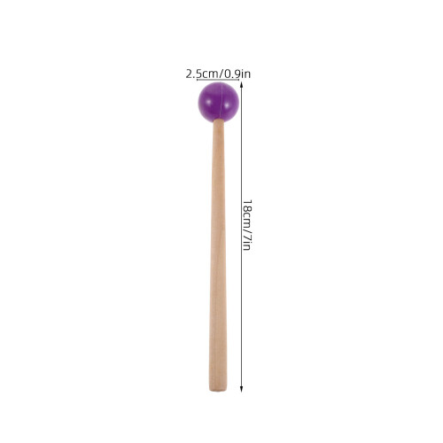 2Pares Baquetas Roxas Para Glockenspiel E Com De Bordo 1