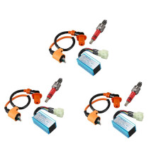 3X Racing Ignition Coil++CDI Box for GY6 50Cc-150Cc 4-Stroke Engines ATV