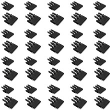 40X Clips de Languette de Sortie D'Aération Latérale Centrale Avant, Jeu de Réparation de Boucle de Réglage D'Évent Ca pour   2009-2013