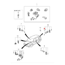 6X K56P-18-891 Car Crankshaft Position Sensor for  Carnival Rio 1.5L 1.6L 1998-2005 OK56P18891 K56P18891 OK56P-18-891