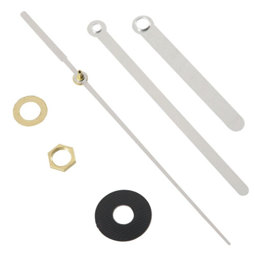 5X Clock Movement Mechanism with White Hour Minute Red Second Hand DIY Tools Kit 2