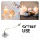 Candle Snuffer - Candleiro Retro com Strass e Longo de Metal 9