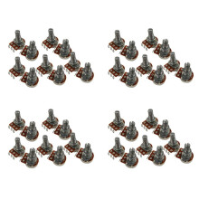 Guitar Small Size Pots A250K Potentiometers for Guitar Bass Parts (Pack of 40)