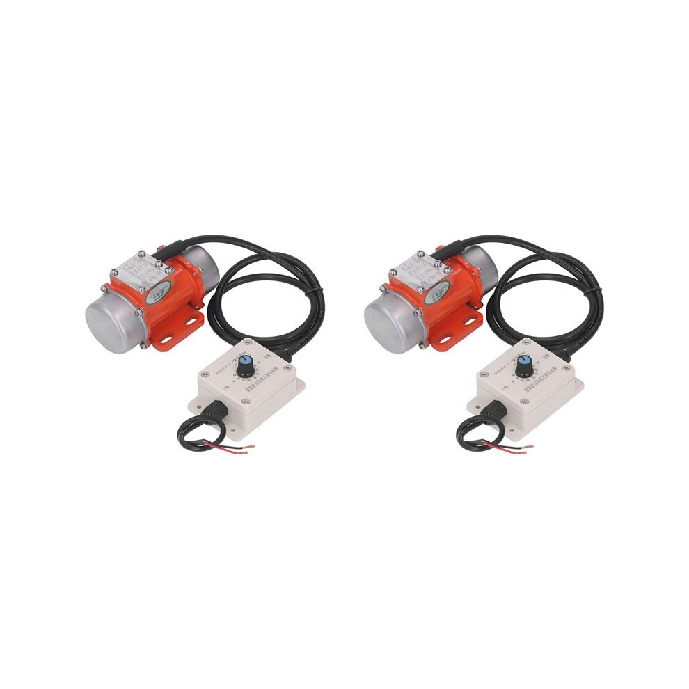 2X 30W Concrete Vibrator, 4000Rpm Electric Vibrating Motor With Speed Controller & Adjustable Exciting Force 24V 4713633402238