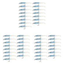 SUNMILE Faux Leurre de Pêche Leurre de Pêche en Mer Appât avec Crochet Anguille Appât Bionique 5 cm / 0.6G T Queue Appât de Simulation D'Insectes
