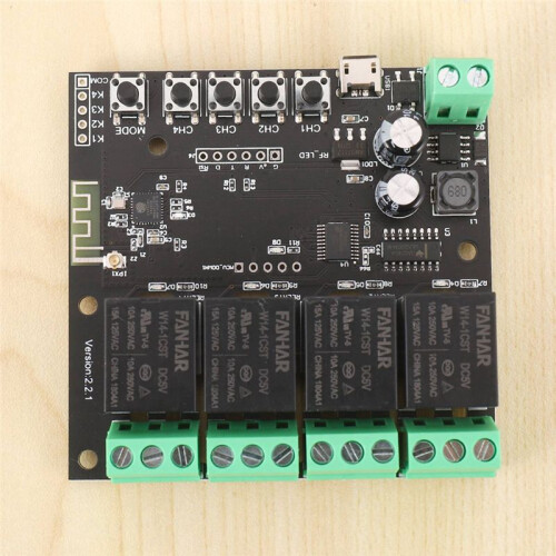 6X 4CH Tuya  WiFi  Module Wireless Relay  Life APP Remote Control  Timer for  Home 2