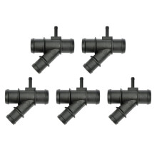 5X Engine Radiator Coolant Hose Connector for    A3 TT 1K0 121 087 H 1K0 121 087H 1K0121087H