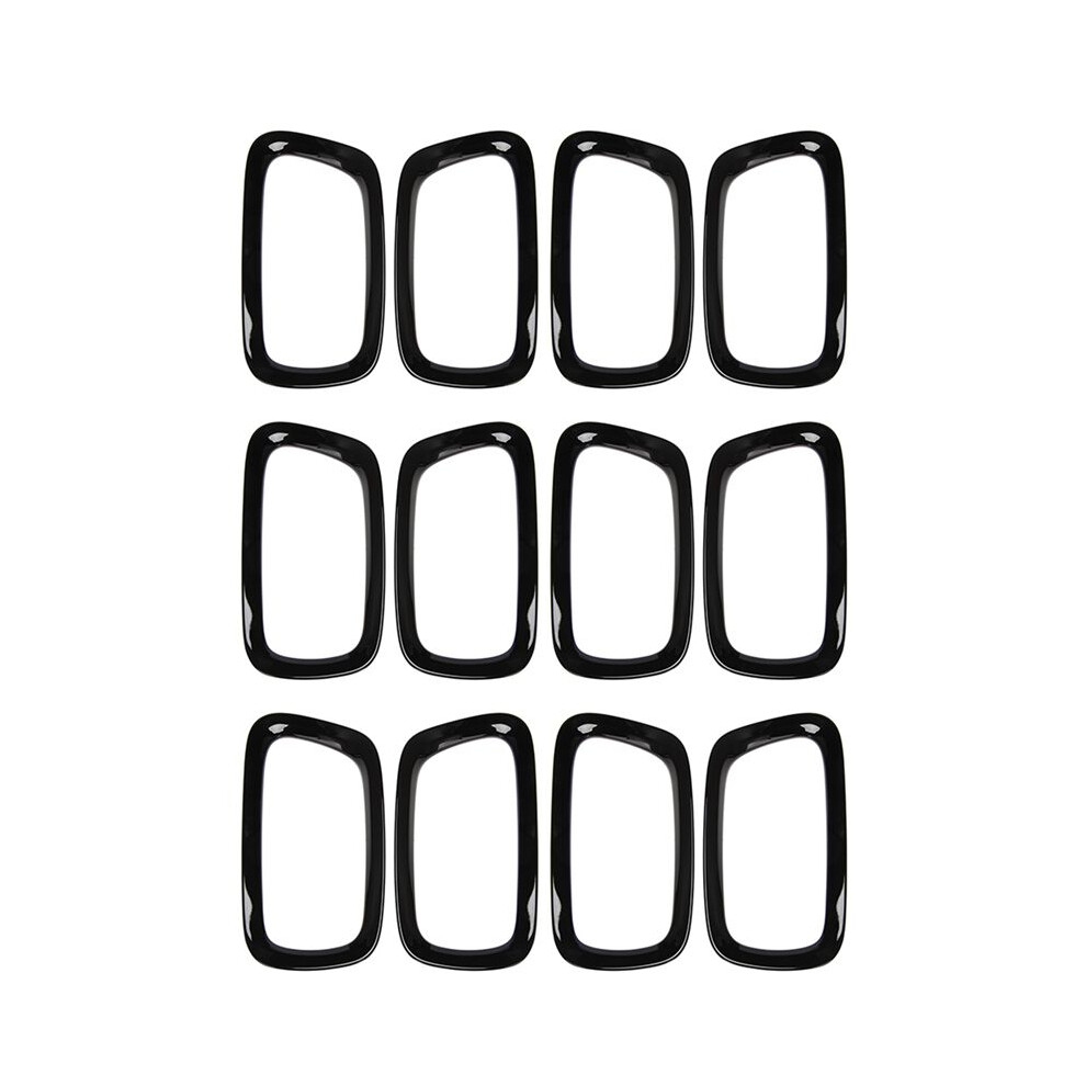 12Pcs Interior Door Handle Trim Bezel Molding Garnish For Hr-V Hrv Vezel 2021 2022 Accessories Car-Styling Black 6032758295395