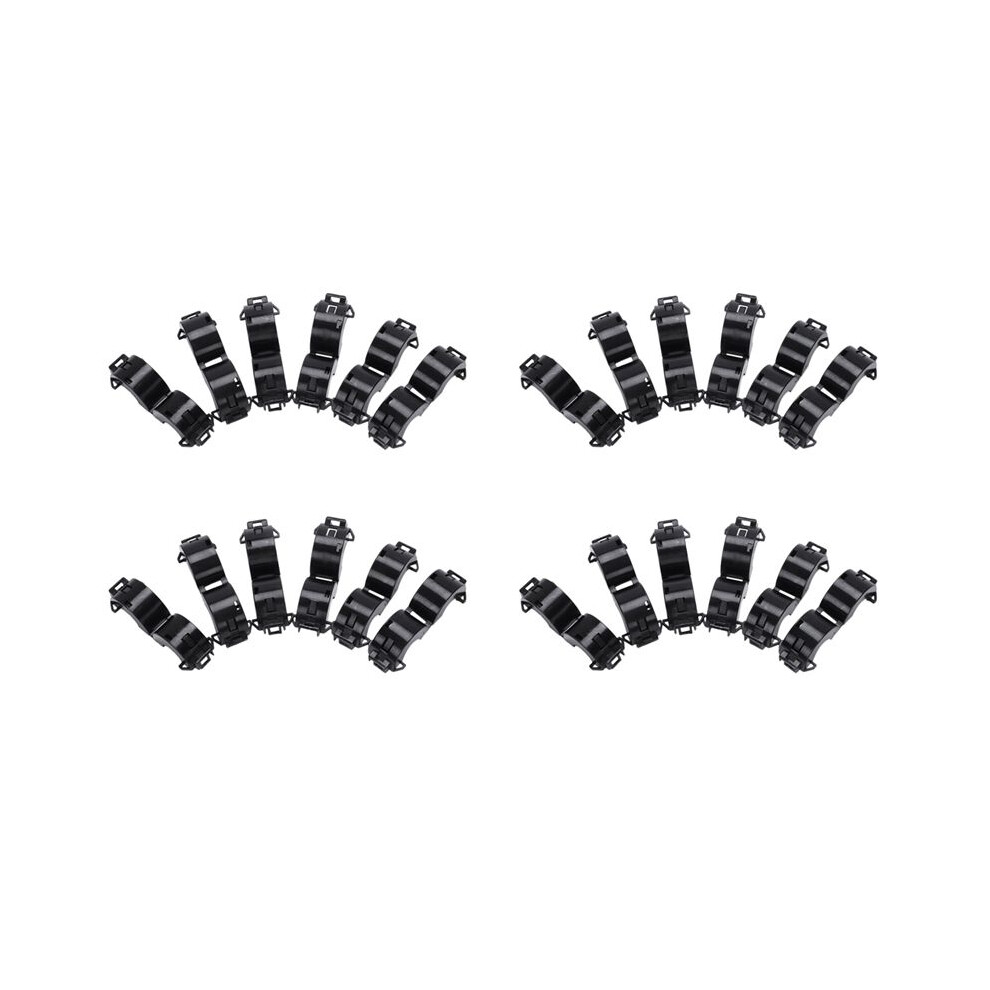 24 Pcs Black 15Mm Dia Cord Ferrite Core Noise Suppressor Filters 6032029575140