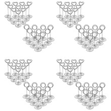 80Pcs Place Card Holders Metal Table Number Holders Titulares de Tarjetas de Nombre Memo Clip para la Fiesta de Bodas Escritorio de Oficina