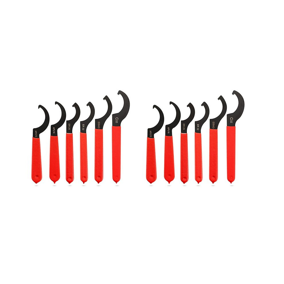 12 Pieces Spanner Wrench Set Adjustable Coilover Wrench Spanners Hook Wrenches Tools Coilover Wrench Steel Spanner 4711551092630