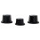 24Pcs Bouton de Commande Boutons de Commande Audio de Volume pour Pièces de Guitare Électrique Jazz Bass 4