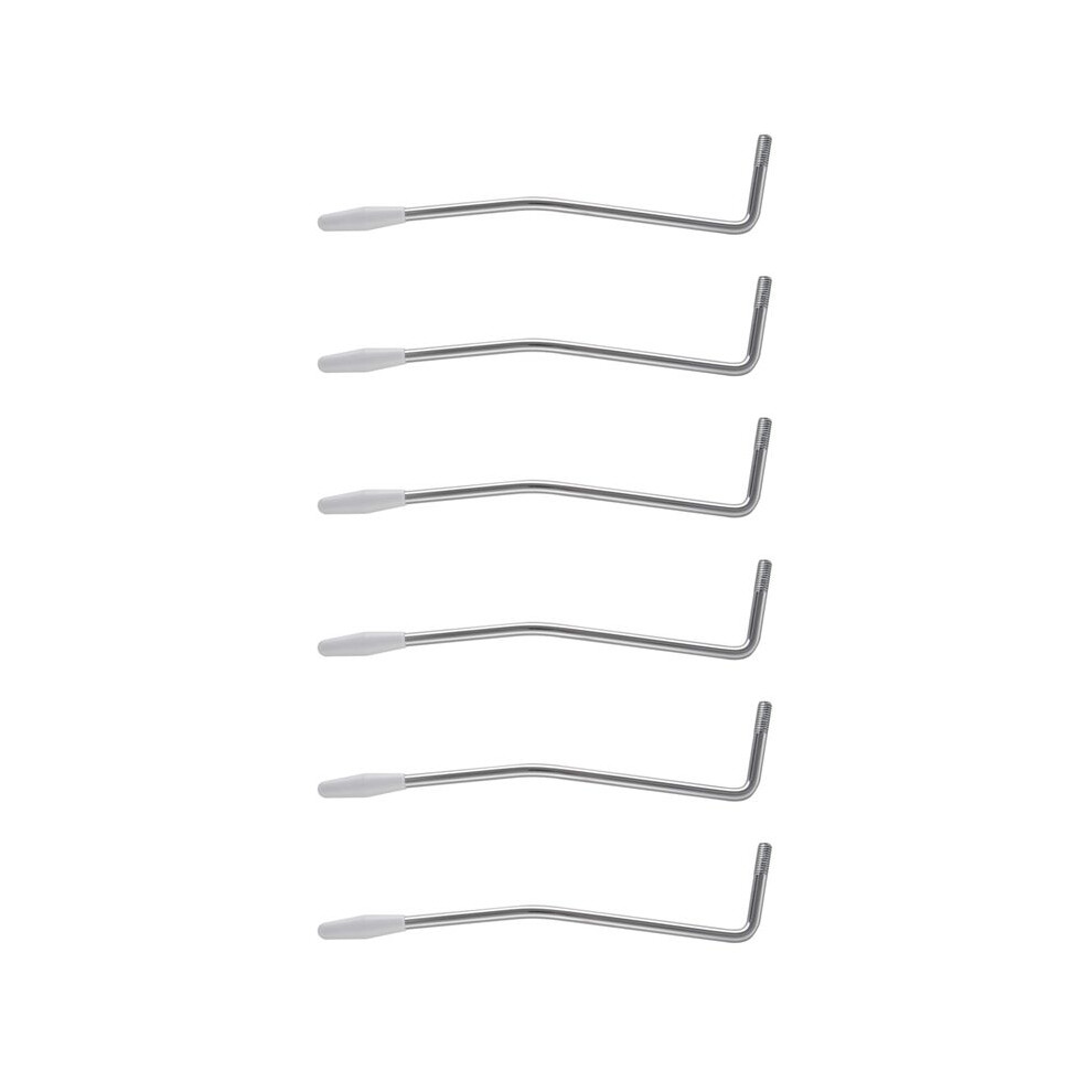 6X Silver 5.0Mm Rocker Tremolo Arm Vibrato Steel Lever For Electric Guitar Instruments 4711168950736