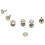 400pcs DIY Rivet Rivet Rivet Metal Board - Silver 2