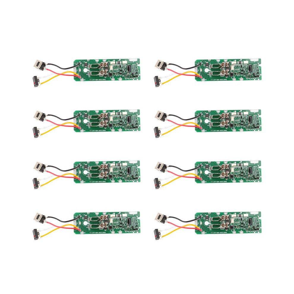 8X Li-Ion Battery Charging Pcb Protection Circuit Board For 21.6V V6 V7 Vacuum Cleaner 4713754024623
