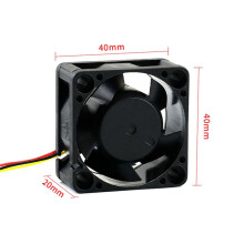 2pcs 4cm Cooling Fan for Jetson  2GB/4GB (A02/B01/SUB) 5V 4PIN Anti Reverse Connection PWM Strong Speed Fan
