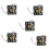 5pcs 70X70mm 12V 3-Pin PC Computer Case CPU  Brushless Cooler Cooling Fan Black 1